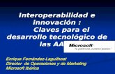 Interoperabilidad e innovación : Claves para el desarrollo tecnológico de las AAPP.