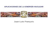APLICACIONES DE LA ENERGÍA NUCLEAR Juan Luis François.