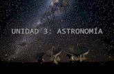 UNIDAD 3: ASTRONOMÍA. Actividad: leer el texto y responder: 1 - ¿Para qué se usaba la Astronomía en el pasado? 2 - ¿Cuáles son algunas de las aplicaciones.