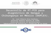 Desarrollo de RT-PCR para diagnóstico de Dengue y Chikungunya en México (DUPLEX). Dr. José Alberto Díaz Quiñonez Director General Adjunto de InDRE Dirección.