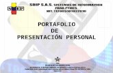PORTAFOLIO DE PRESENTACIÓN PERSONAL. SDIP S.A.S. Maneja un protocolo de presentación personal el cual consiste en portar los distintivos de la empresa.