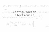 Configuración electrónica. Objetivos 1. Identificar los principales niveles de energía presentes en el átomo. 2.Dibujar la configuración electrónica de.