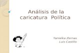 Análisis de la caricatura Política Yanielka Zernas Luis Castillo.
