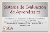 Administración Nacional de Educación Pública Consejo Directivo Central Dirección Sectorial de Planificación Educativa División de Investigación, Evaluación.