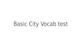 Basic City Vocab test ALC 72-78 La A La Campana (ALC) Nueva 1.Por favor, saca una hoja de papel para crear una ALC. 2.Dobla el papel y haciendo ocho.