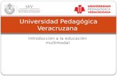 Introducción a la educación multimodal Universidad Pedagógica Veracruzana.