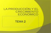LA PRODUCCIÓN Y EL CRECIMIENTO ECONÓMICO 1TEMA 2.