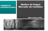 Medios de Pagos Mercado de Cambios Mgter. Gustavo Fadda COMERCIO INTERNACIONAL.