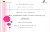 2011 “Año del Caudillo Vicente Guerrero” ESCUELA NORMAL DE NAUCALPAN BASES FILOSÓFICAS, LEGALES Y ORGANIZATIVAS DEL SISTEMA EDUCATIVO MEXICANO MARÍA MARTHA.