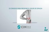 CIM Formación: 10 consejos para prevenir el dolor de espalda