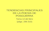 TENDENCIAS PRINCIPALES DE LA POESÍA DE POSGUERRA