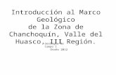 Introducción al Marco Geológico de la Zona de Chanchoquín, Valle del Huasco, III Región.