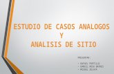 E STUDIO DE CASOS ANALOGOS  Y  ANALISIS DE SITIO