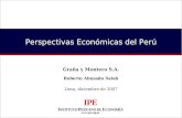 Perspectivas Económicas del Perú