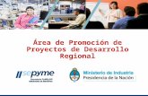 Área de Promoción de Proyectos de Desarrollo Regional