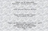 PARTES DE UN COMPUTADOR Memorias - Discos Duros - Audio Jaime Eduardo Montoya  Montoya