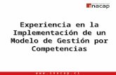 Experiencia en la Implementación de un Modelo de Gestión por Competencias