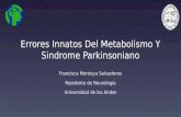 Errores Innatos Del Metabolismo Y  Sindrome  Parkinsoniano
