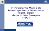 7° Programa Marco de Investigación y Desarrollo Tecnológico  de la Unión Europea (FP7)