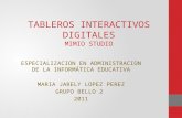 TABLEROS  INTERACTIVOS  DIGITALES MIMIO  STUDIO