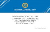 ORGANIZACIÓN DE UNA CAMARA DE COMERCIO: ADMINISTRACIÓN Y FUNCIONALIDAD