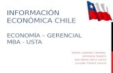 INFORMACIÓN ECONÓMICA CHILE ECONOMÍA – GERENCIAL MBA - USTA