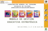 COORDINACIÓN GENERAL DEL PROGRAMA  ESCUELAS DE CALIDAD DIRECCIÓN DE EDUCACIÓN BÁSICA