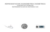 REPRESENTACION AXONOMETRICA ISOMETRICA CONCEPTOS TEORICOS REPRESENTACION EN SISTEMAS CAD