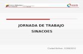 JORNADA DE TRABAJO  SINACOES