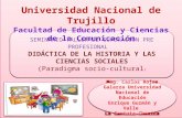 Universidad Nacional de Trujillo Facultad de Educación y Ciencias de la Comunicación