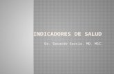 INDICADORES DE SALUD