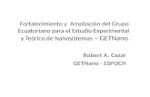 Robert A.  Cazar GETNano  - ESPOCH