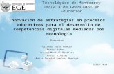Tecnológico de Monterrey Escuela de Graduados en Educación