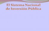 El Sistema Nacional  de Inversión Pública