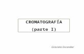 CROMATOGRAFÍA (parte I)