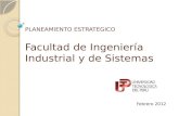 Facultad de Ingeniería Industrial y de Sistemas