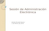 Sesión de Administración Electrónica