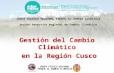 GRUPO TECNICO REGIONAL FRENTE AL CAMBIO CLIMATICO Unidad Operativa Regional de Cambio Climático