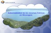 Gobernabilidad de los recursos hídricos en Nicaragua.