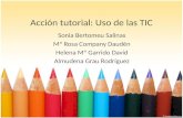 Acción  tutorial:  Uso  de las TIC