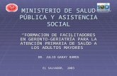 MINISTERIO DE SALUD PÚBLICA Y ASISTENCIA SOCIAL