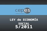 LEY de ECONOMÍA SOCIAL 5/2011