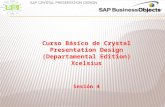 Curso Básico de  Crystal Presentation Design  (Departamental  Edition ) Xcelsius Sesión 4