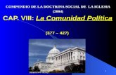 CAP. VIII:  La Comunidad Política  (377 – 427)