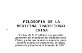FILOSOFIA DE LA MEDICINA TRADICIONAL CHINA