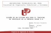 UNIVERSIDAD TECNOLOGICA DEL PERU Facultad de Ingeniería Industrial y Sistemas