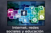 Internet, redes sociales y educación