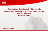 Comisión Nacional Mixta de Desarrolladores y Constructores de Vivienda Avance 2008