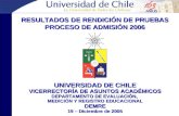 UNIVERSIDAD DE CHILE VICERRECTORÍA DE ASUNTOS ACADÉMICOS DEPARTAMENTO DE EVALUACIÓN,