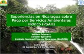 Experiencias en Nicaragua sobre Pago por Servicios Ambientales Hídrico (PSAH)